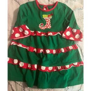 Authentic J Khaki Christmas dress 2T‎